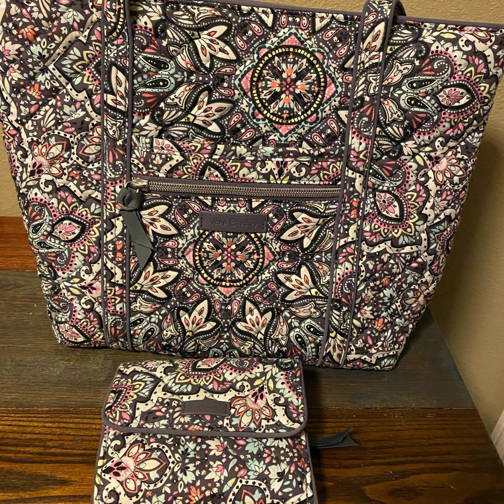 Vera Bradley Tote and Wallet
